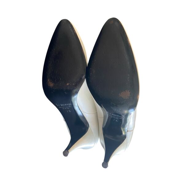 La Marca Glitter Heeled Boots Pointed Toe Western Cowgirl Made in Italy Size 7.5 - Picture 13 of 14